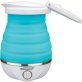 Brentwood® .85-Quart Dual-Voltage Collapsible Travel Kettle (Blue)