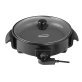 Brentwood® 12-Inch Round Nonstick Electric Skillet with Vented Glass Lid