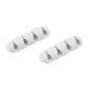 Bluelounge® CableDrop® Multi Multiple-Cable Router Clips, 2 Count (White)