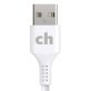 cellhelmet® Charge and Sync USB-A to Lightning® Round Cable (6 Ft.)