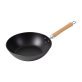 Joyce Chen® 11.5-In. Professional Series Cast Iron Stir Fry Pan with Maple Handle