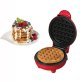 Starfrit® 4-In. Electric Mini Waffle Maker, Red