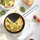 THE ROCK™ by Starfrit® Breakfast Collection 6-In. Fry Pan with Stainless Steel Handle, Yellow