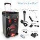 Pyle® Portable Bluetooth® Karaoke Speaker Radio