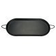 Brentwood® Carbon Steel Nonstick Comal Griddle for Double Burner, 18 In. x 8.5 In.