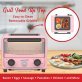Brentwood® 183-Cu. In. (3-L) 500-Watt Stainless Steel Mini Toaster Oven (Pink)