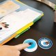 Nadex Coins™ Non-Slip Cash-Counting Fingertip Moistener Pads, Blue (3 Pack)