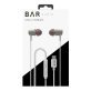 cellhelmet® Bar Audio™ In-Ear Earbuds with Microphone, USB-C® Connector, White