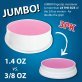 Nadex Coins™ Jumbo 1.41-Oz. Non-Slip Cash-Counting Fingertip Moistener Pads (3 Pack; Pink)