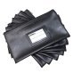 Nadex Coins™ Vinyl 7-Day Pack of Zippered Bank Deposit Cash and Coin Bags with Card Window (Black)