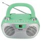 JENSEN® CD-485 1-Watt Portable Stereo CD Player with AM/FM Radio (Green)