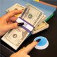 Nadex Coins™ Non-Slip Cash-Counting Fingertip Moistener Pads, Blue (6 Pack)