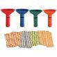 Nadex Coins™ Easy-Wrap 4-Coin Tube Set with Coin Roll Wrappers