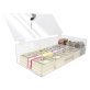 Nadex Coins™ 5-Compartment Currency Tray with Locking Cover and Coin Tray