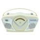 Proscan® Retro-Style CD/Radio Boom Box with Alarm Clock, PRCD212 (Cream)