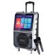 Dolphin® Audio KB-85R Bluetooth® Portable Karaoke Speaker with 14.1-In. Touch Screen and Wireless Microphone