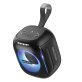 Dolphin® Audio Waterproof Portable Bluetooth® Party Speaker® with Sound-Activated Lights, Black, S-10