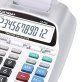 CATIGA® CP-90A 12-Digit Printing Calculator and Adding Machine, Dual Power (Silver)