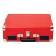 Victor® Metro Dual-Bluetooth® Belt-Drive Suitcase Turntable, VSRP-800 (Red)