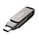 Lexar® JumpDrive® D400 USB 3.2 Gen 1 Dual Drive with USB-C® and USB-A Connectors (512 GB)