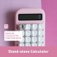 Azio IZO Number Pad/Standalone Calculator with Red Switches, Bluetooth® and USB (Pink Blossom)