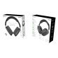 IQ Sound® Bluetooth® Over-Ear High-Performance Headphones with Mic, FM Radio, and 3.5-mm Aux Input, up to 6 Hours Play Time, IQ-170BT (Black)