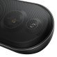 Pioneer® TS-X210 4-5/8-In. x 12-1/2-In. x 6-In. 100-Watt 3-Way Surface-Mount Bass Reflex Speakers Black, Max Power 2 Pack