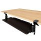 Uncaged Ergonomics® KT4 Clamp-on Under-Desk Slide-Out Ergonomic Keyboard Tray, Black