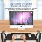 Uncaged Ergonomics® KT4 Clamp-on Under-Desk Slide-Out Ergonomic Keyboard Tray, Black