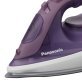 Panasonic® Dry and Steam Iron with Ceramic U-Shape Soleplate, 1,500 Watts, Multidirectional Ironing and 360° Rotating Cord, Purple, NI-S630