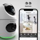 Lorex® Wi-Fi® 2K Dual-Lens Pan-Tilt-Digital Zoom Indoor Security Camera with Person and Animal Detection, White, W463AQD-E